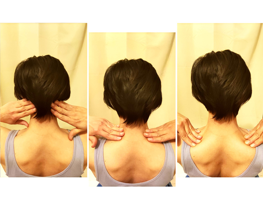 automassage des trapèzes