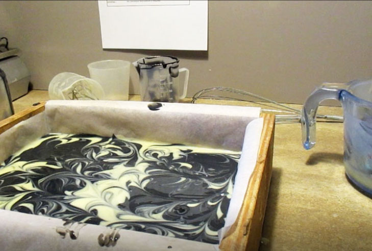 shampoing solide par le méthode à froid