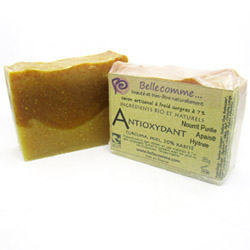 Savon bio et naturel antioxydant au miel et curcuma