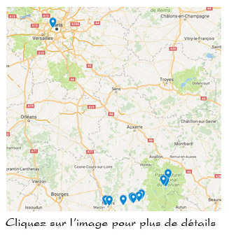 points de vente Bellecomme, google maps